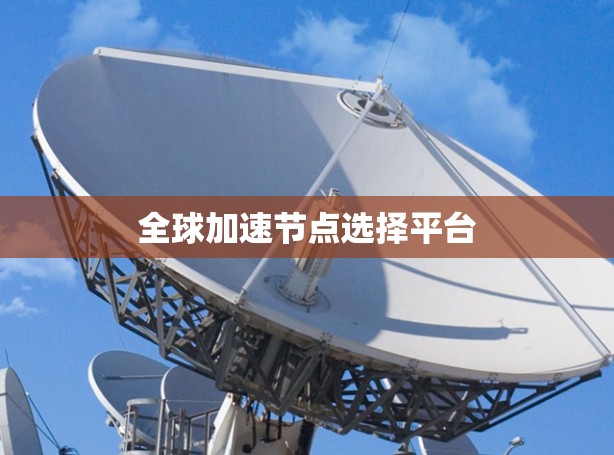 全球加速节点选择平台