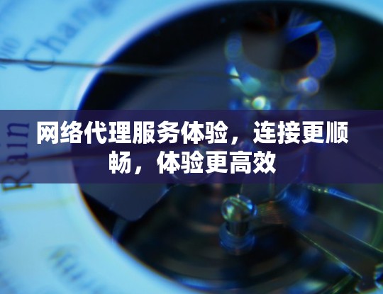 网络代理服务体验，连接更顺畅，体验更高效