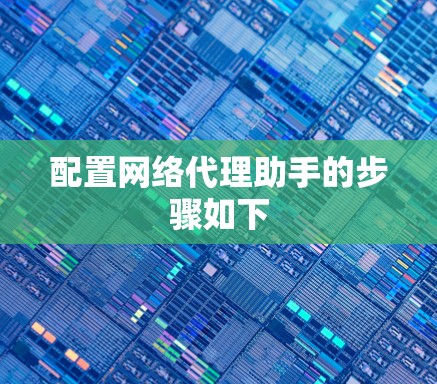 配置网络代理助手的步骤如下