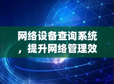 网络设备查询系统，提升网络管理效率的智能工具